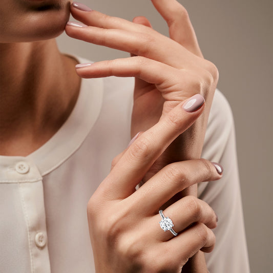 Celeste Moissanite Ring