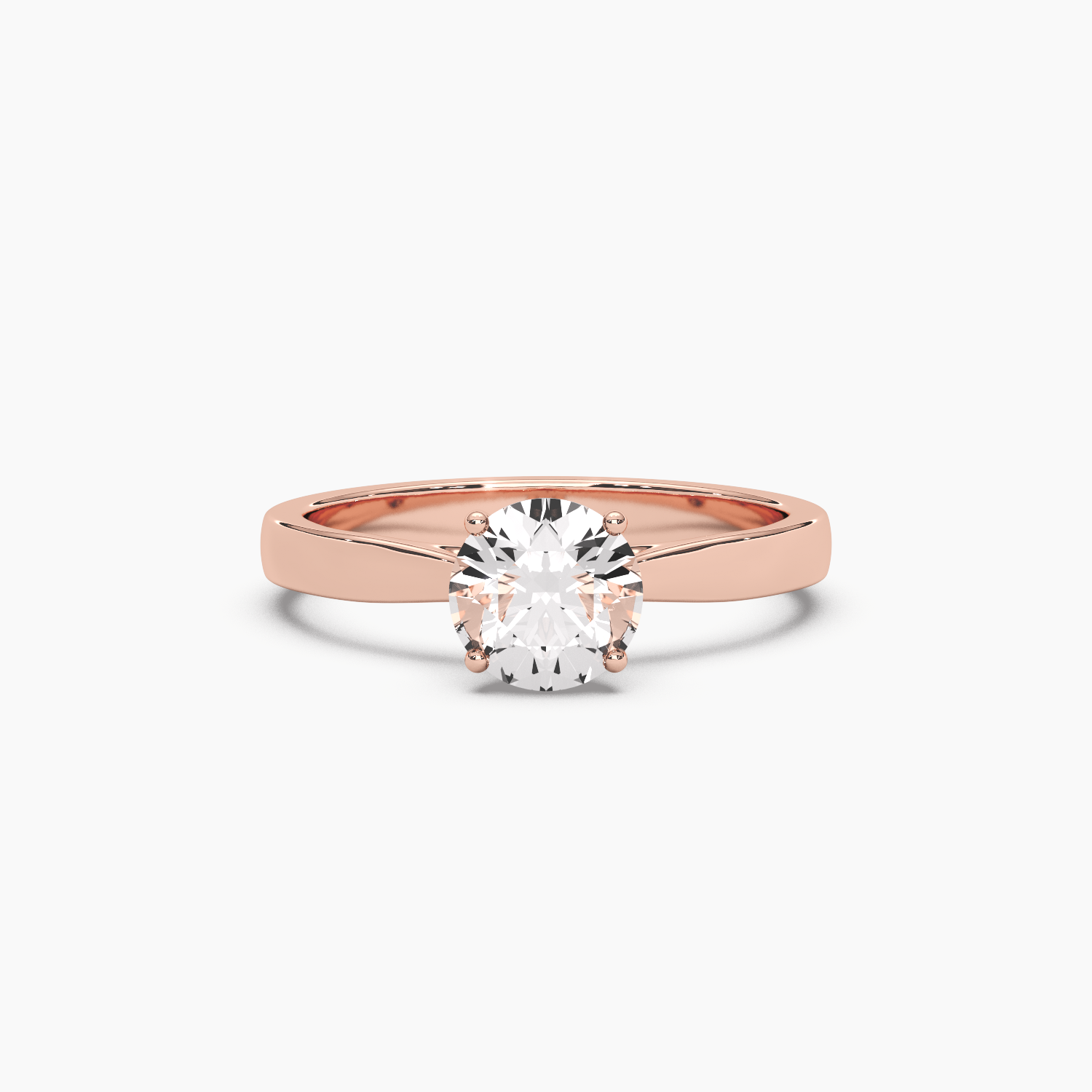 Emerald Cut Sterling Silver Solitaire Ring