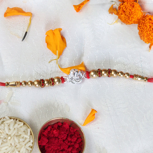 925 Sterling Silver Ganesha Rakhi